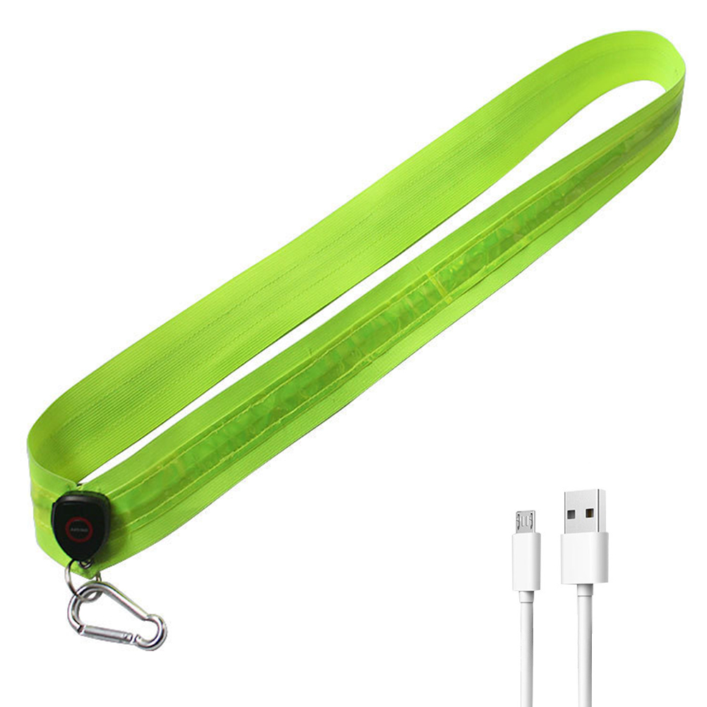 Running Jogging Gear - LED-hardloopriem Oplaadbare verlichte schouderbanden voor heren
