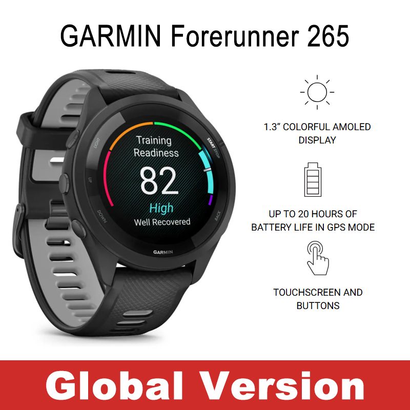 Gps Running Watch - Garmin Forerunner 265 hardloop-smartwatch Ingebouwde GPS