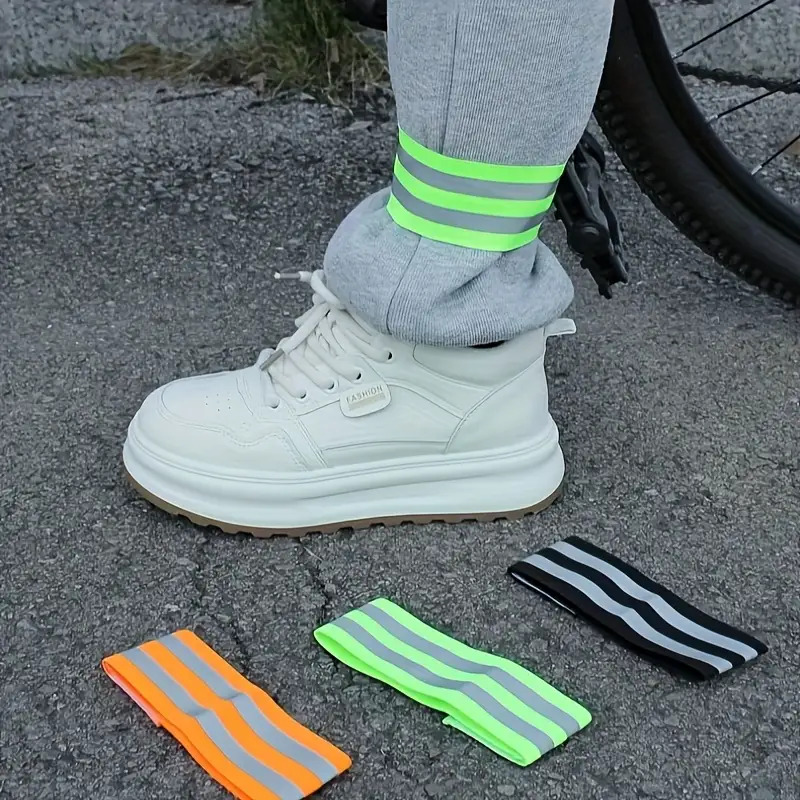 Running Gear Parts - Fiets reflecterende beenriemen 2-delig - Mountainbike