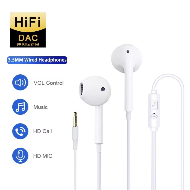 Running Gear Headphones - 3,5 mm oortelefoons voor smartphone, pc,