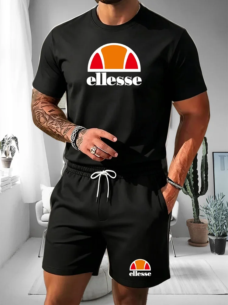 Running Gear For Men - Tweedelig sportpak voor heren, shirt met