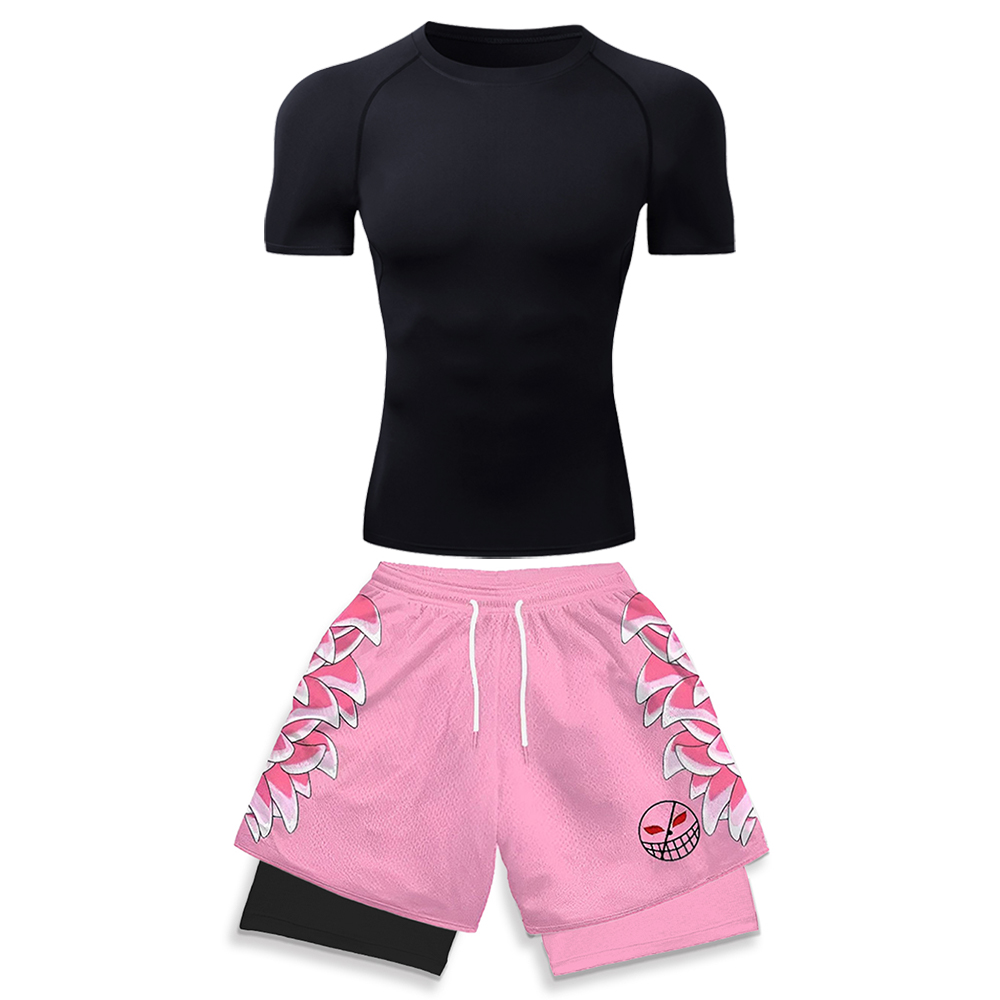 Running Gear For Men - Hoge elasticiteit trainingskleding voor heren Wit