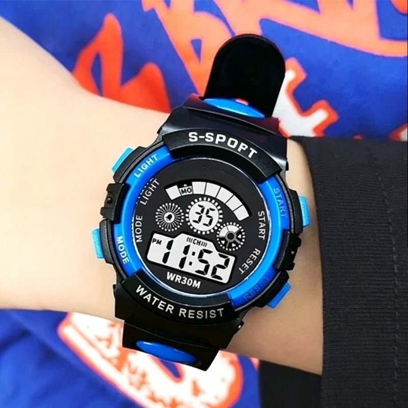 Running Gear Water - Elektronisch kinderhorloge Waterdicht multifunctioneel nachtlampje voor