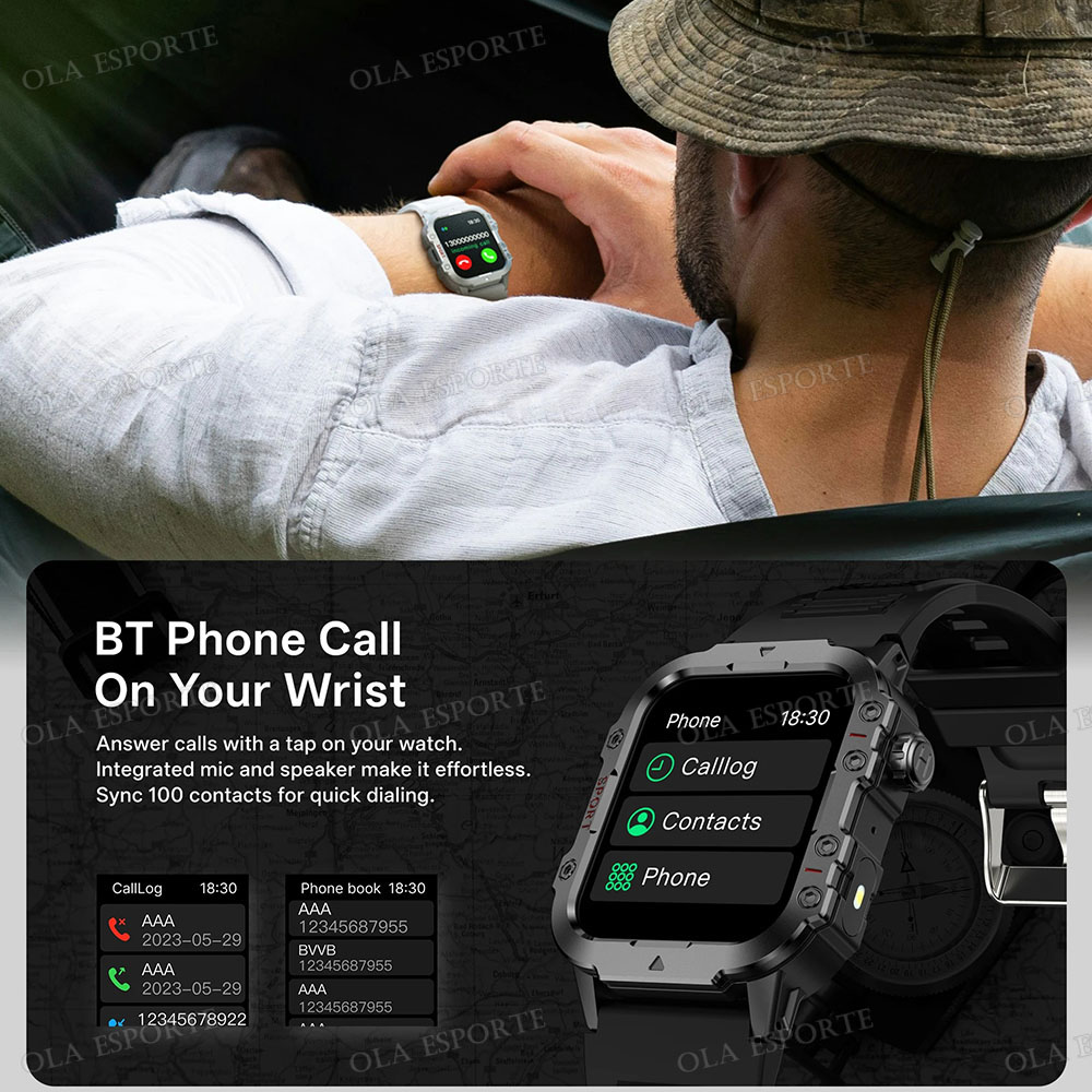 2026 Militaire Outdoor Smartwa - Gps Running Watch recensie en prijs