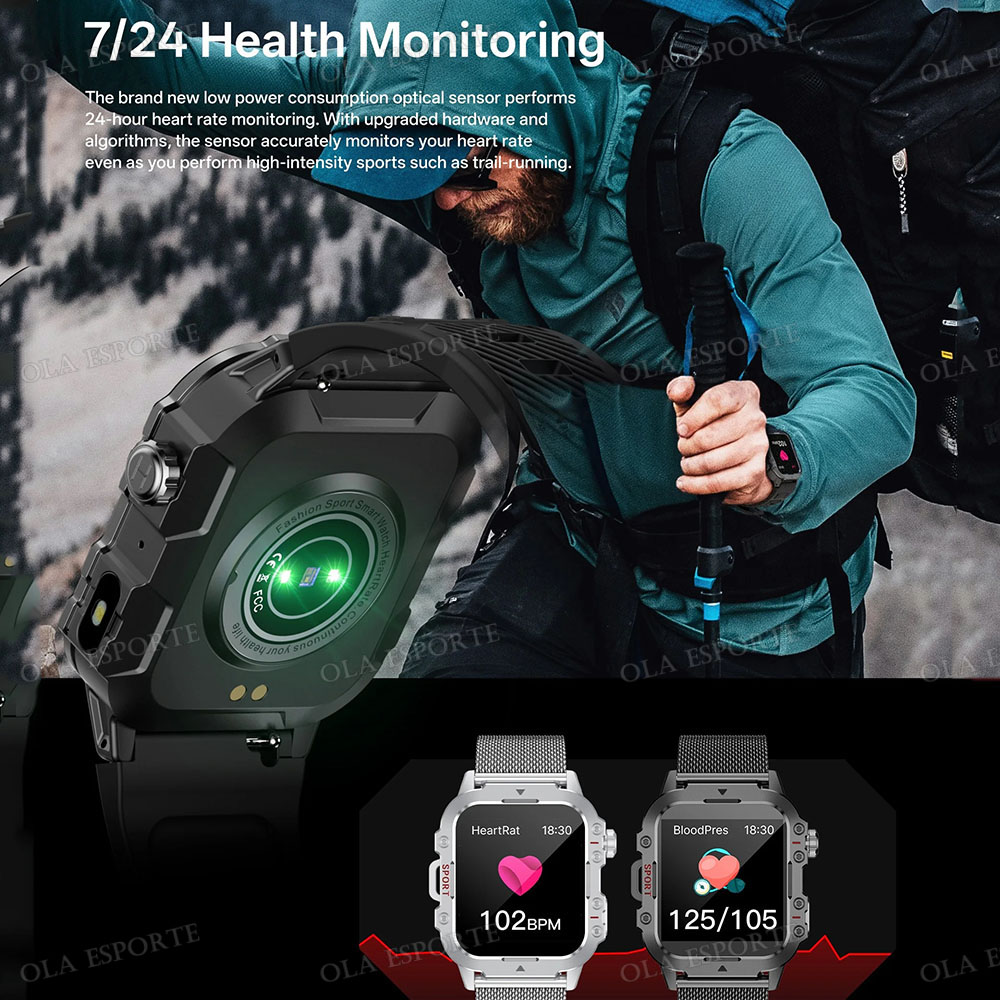 2026 Militaire Outdoor Smartwa - Gps Running Watch recensie en prijs