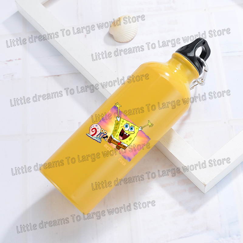 SpongeBobs aluminium waterfles - Running Gear Water recensie en prijs