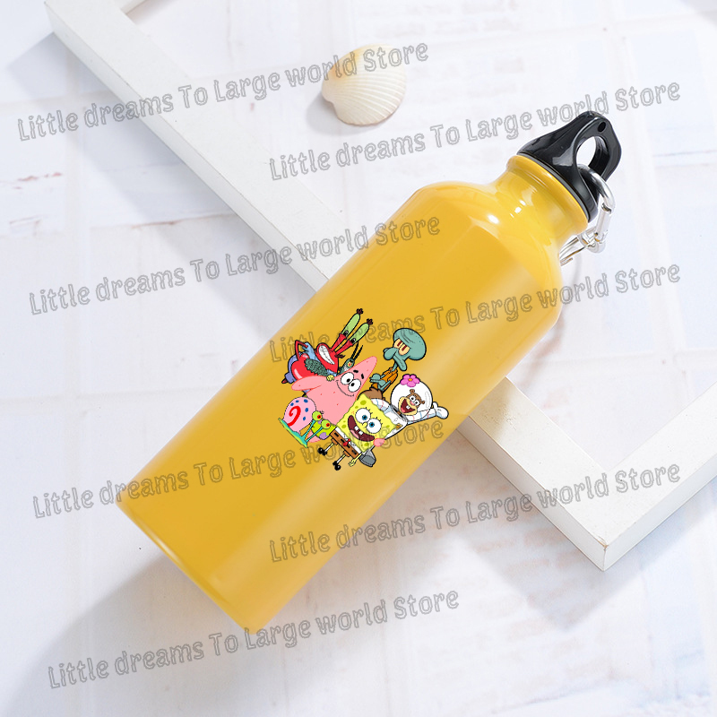 SpongeBobs aluminium waterfles - Running Gear Water recensie en prijs