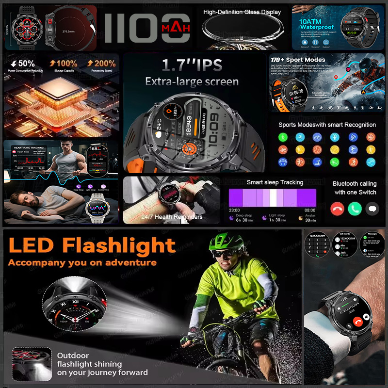 T-REX 3 Militaire Smartwatch H - Gps Running Watch recensie en prijs