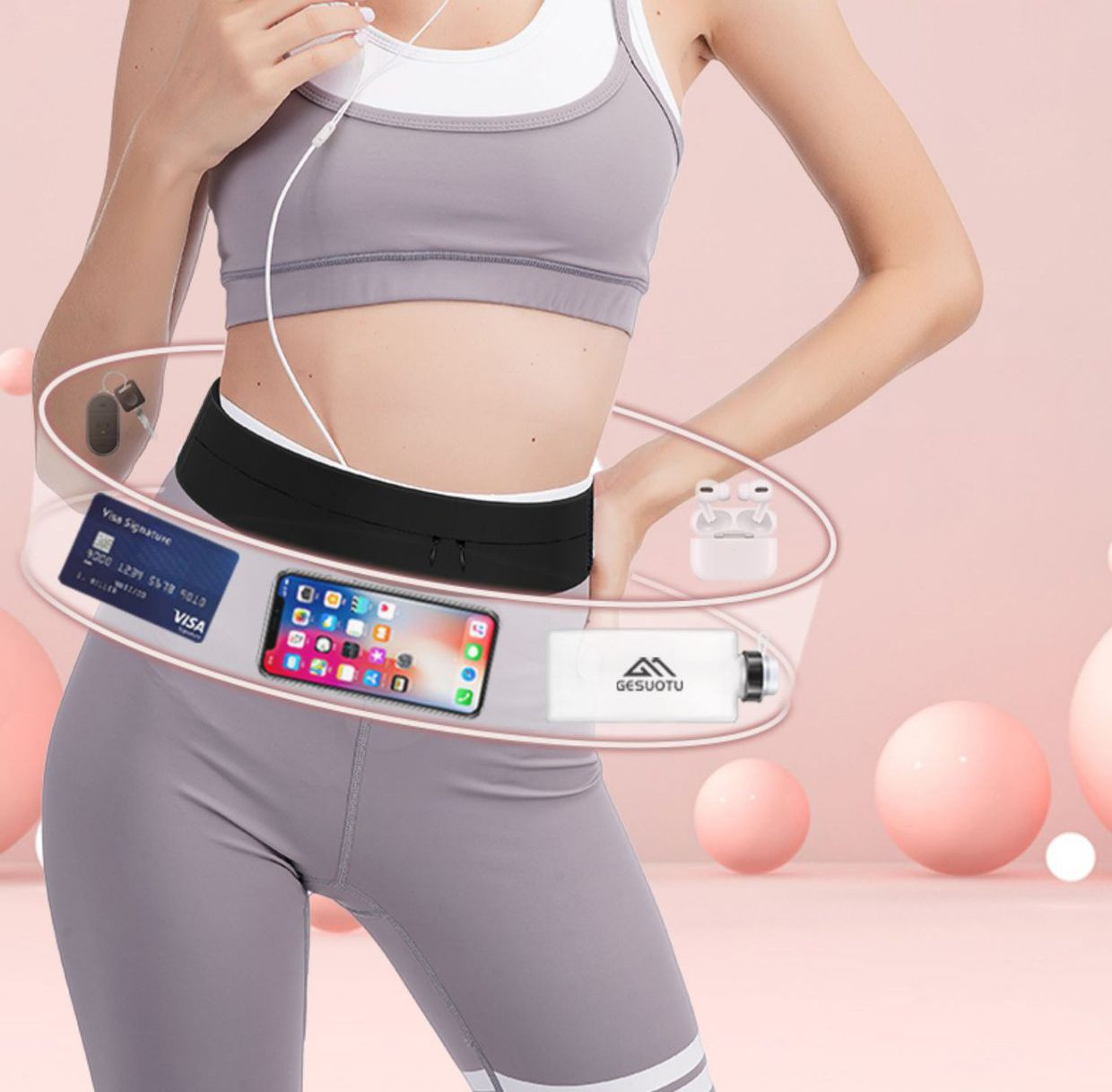 Hardloopriem Heuptas met water - Running Jogging Gear recensie en prijs