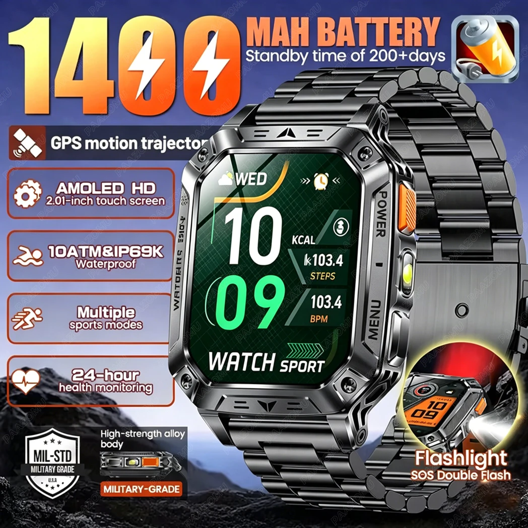 2026 Nieuwe Ingebouwde 1400mAh - Gps Running Watch recensie en prijs