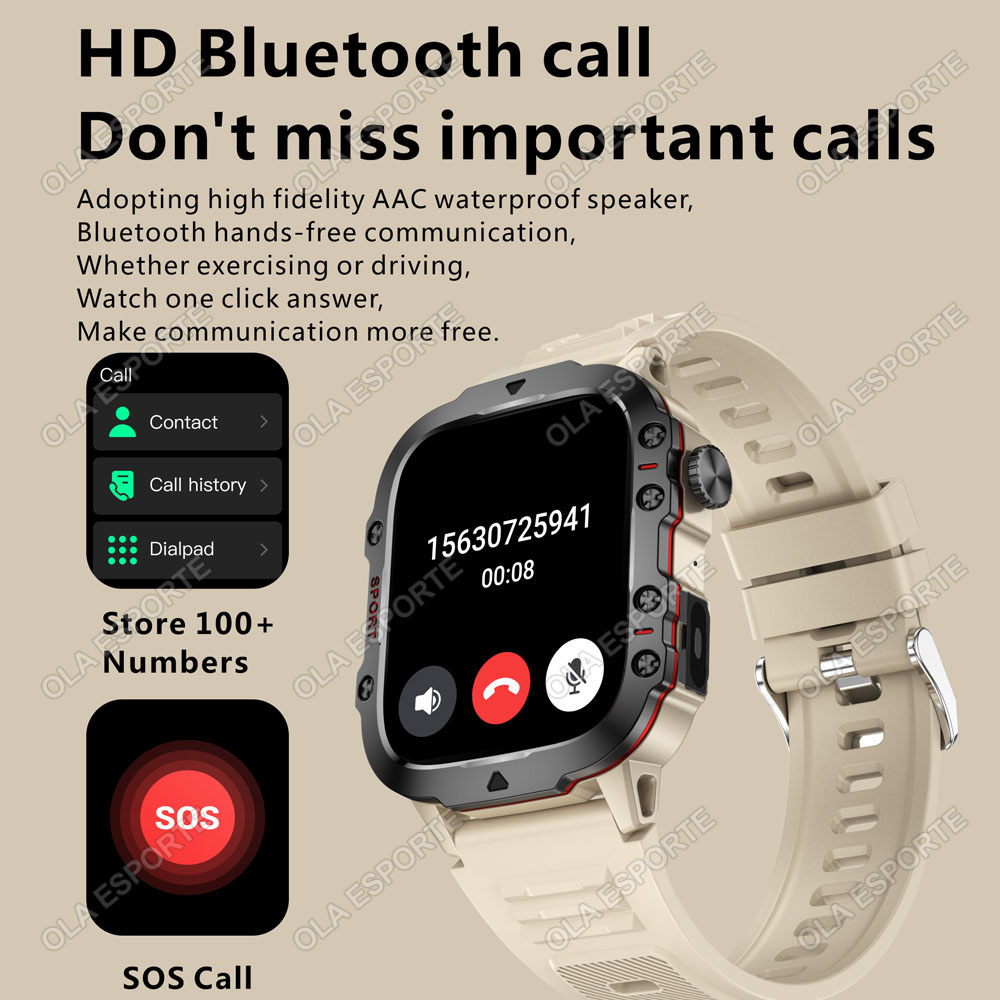 2026 Nieuw Militair Smartwatch - Gps Running Watch recensie en prijs