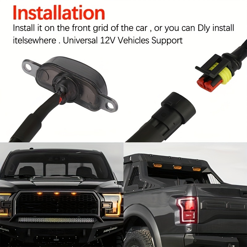 4-delige set auto LED grille v - Running Gear Accessories recensie en prijs