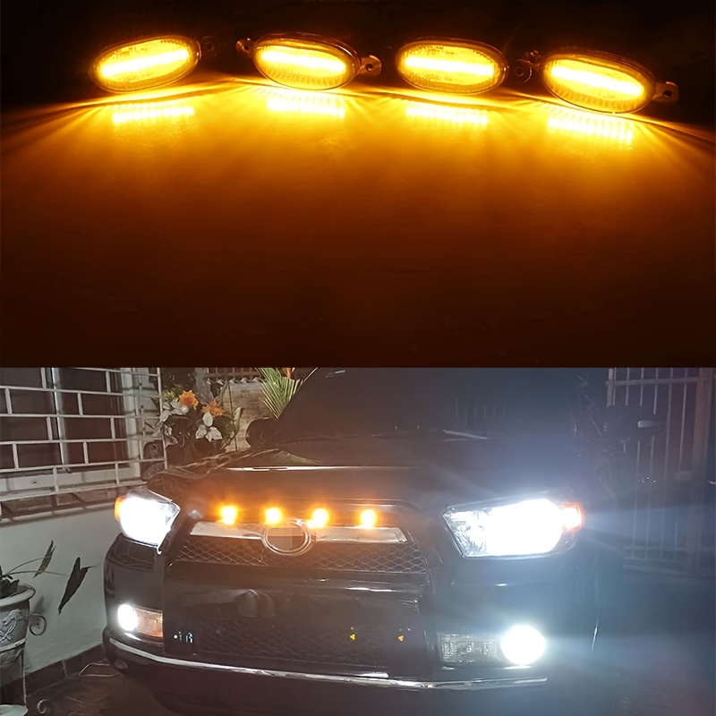 4-delige set auto LED grille v - Running Gear Accessories recensie en prijs