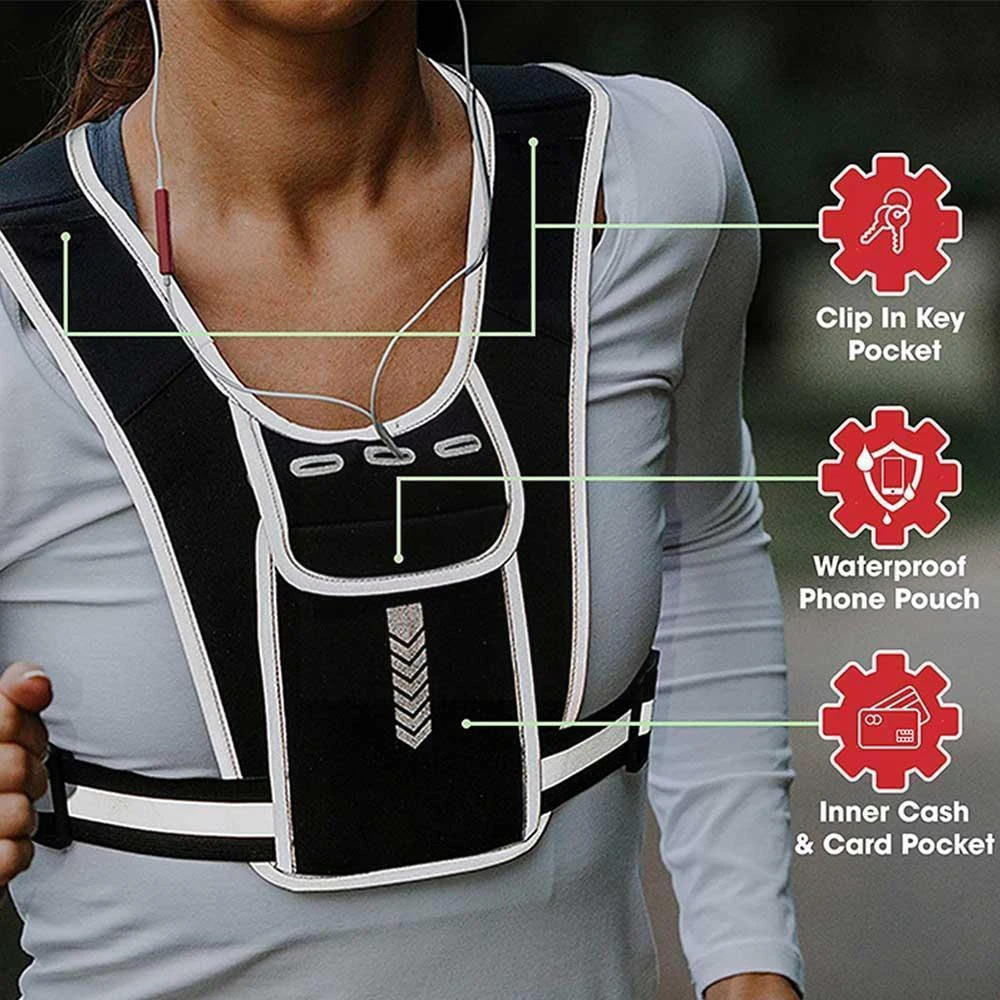 Hardloop Vest Telefoonhouder V - Running Gear Satisfy recensie en prijs