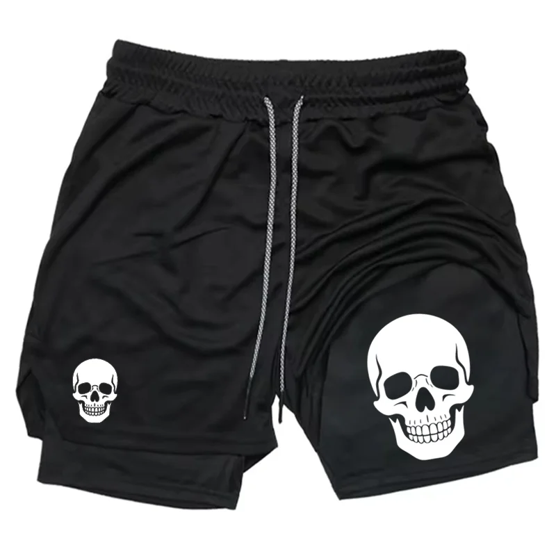 Skull 2-in-1 herenprestatiesho - Running Gear For Men recensie en prijs