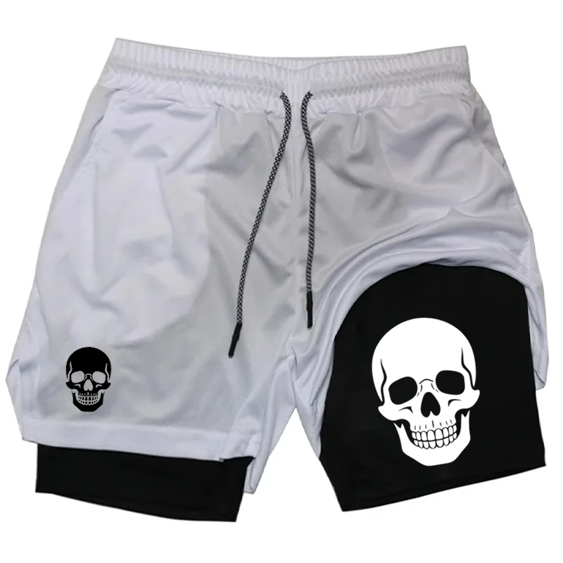 Skull 2-in-1 herenprestatiesho - Running Gear For Men recensie en prijs