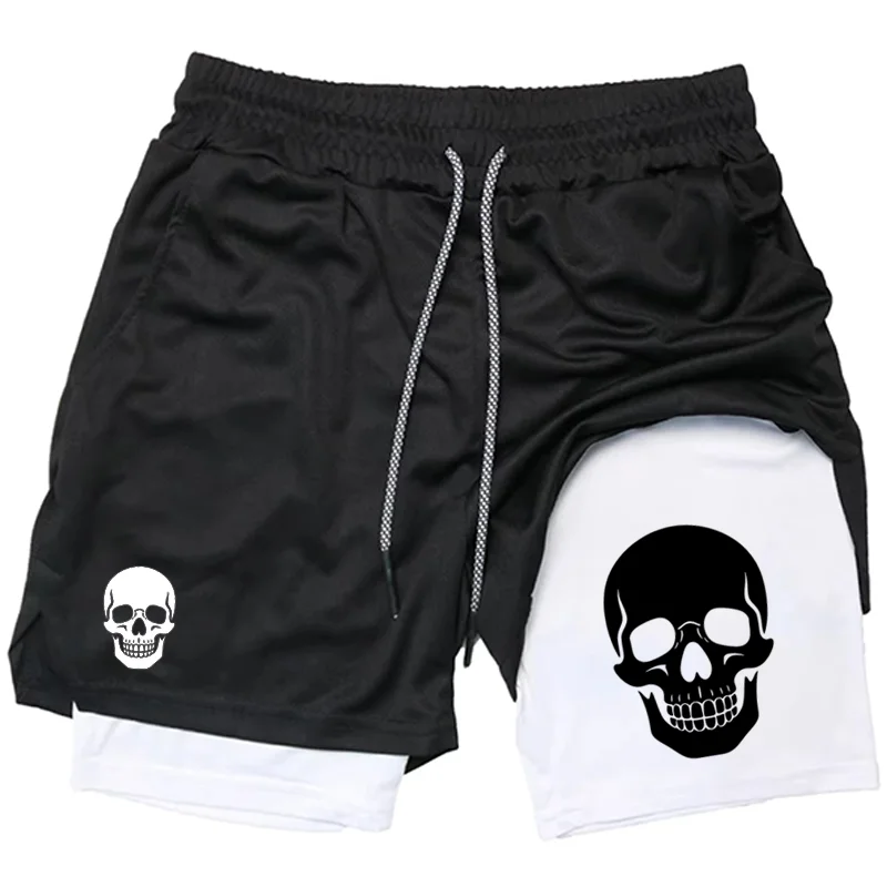 Skull 2-in-1 herenprestatiesho - Running Gear For Men recensie en prijs